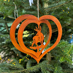 Herz-Anhänger „Hirsch”