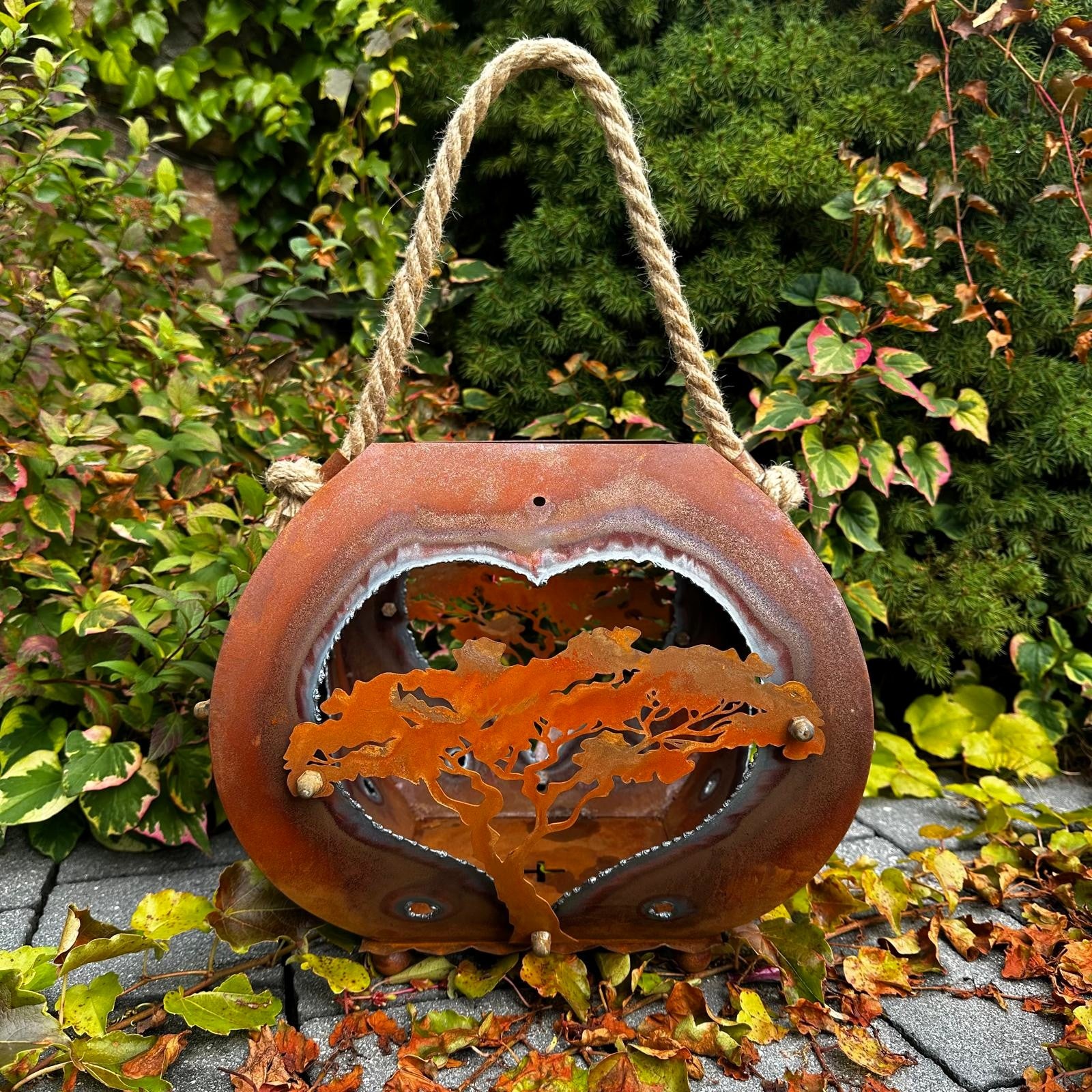 Laterne „Bonsai im Herz”