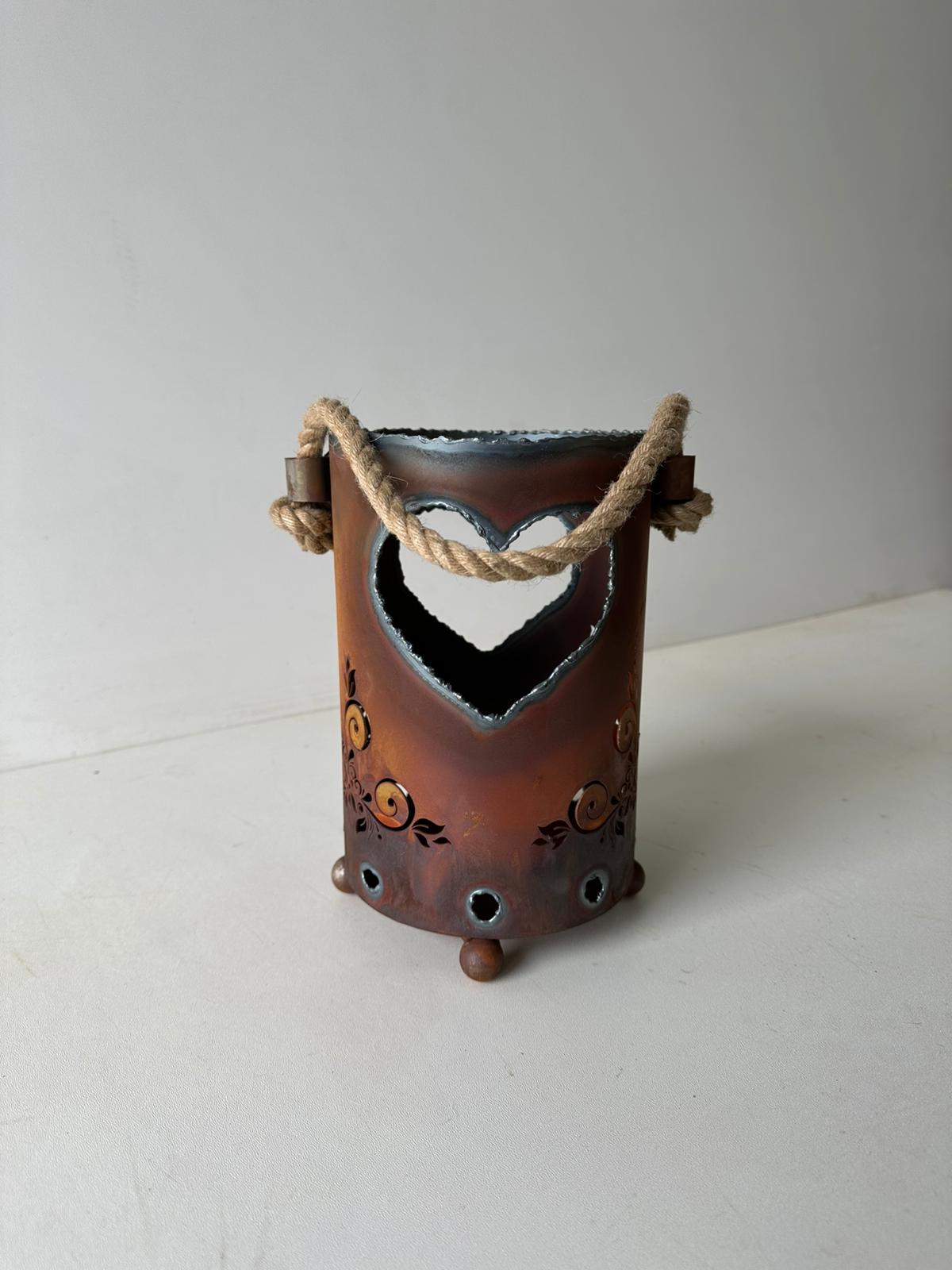 Laterne Herz „Ornament”