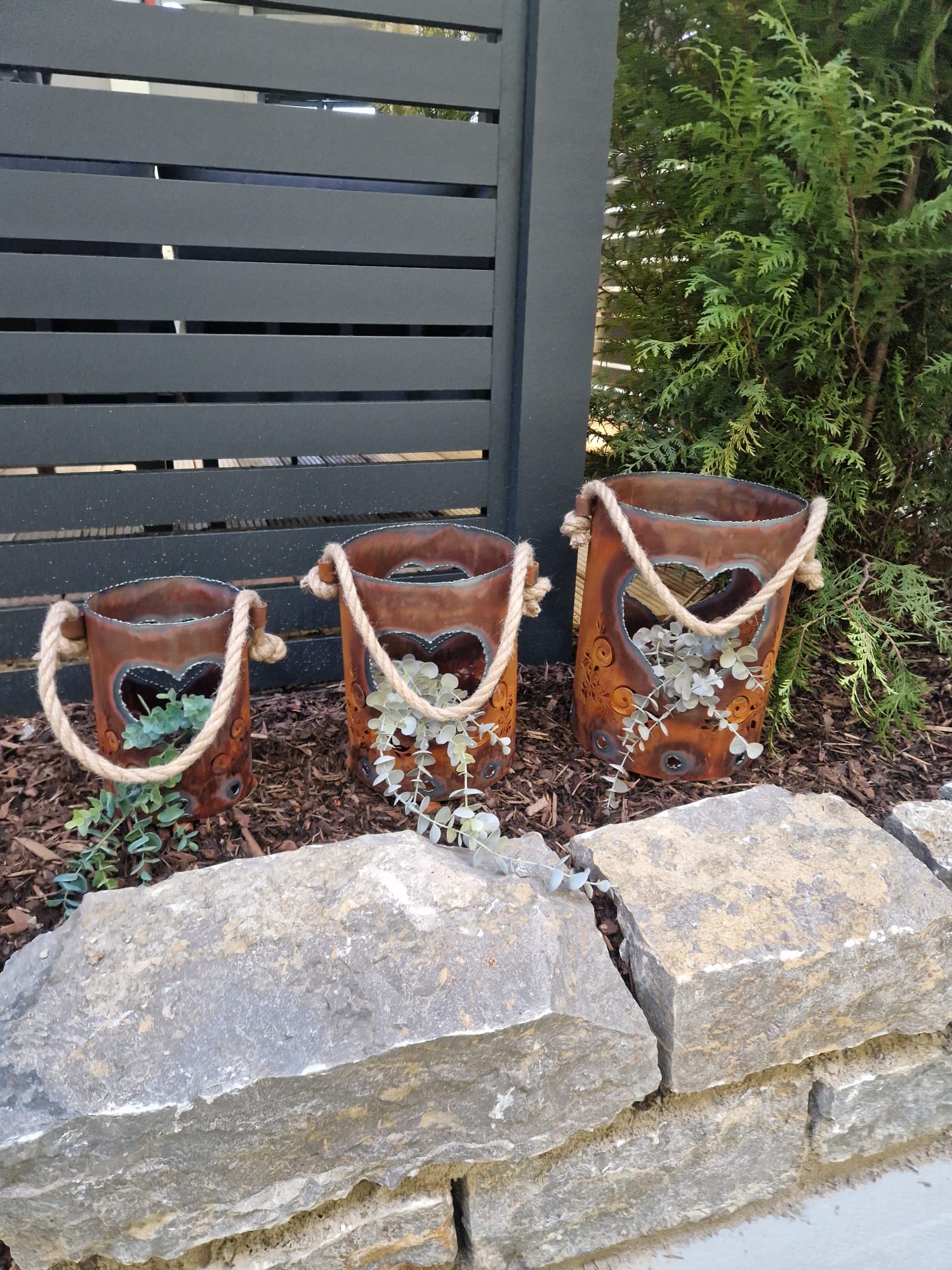 Laterne Herz „Ornament”