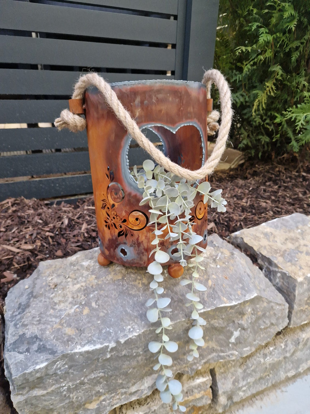 Laterne Herz „Ornament”