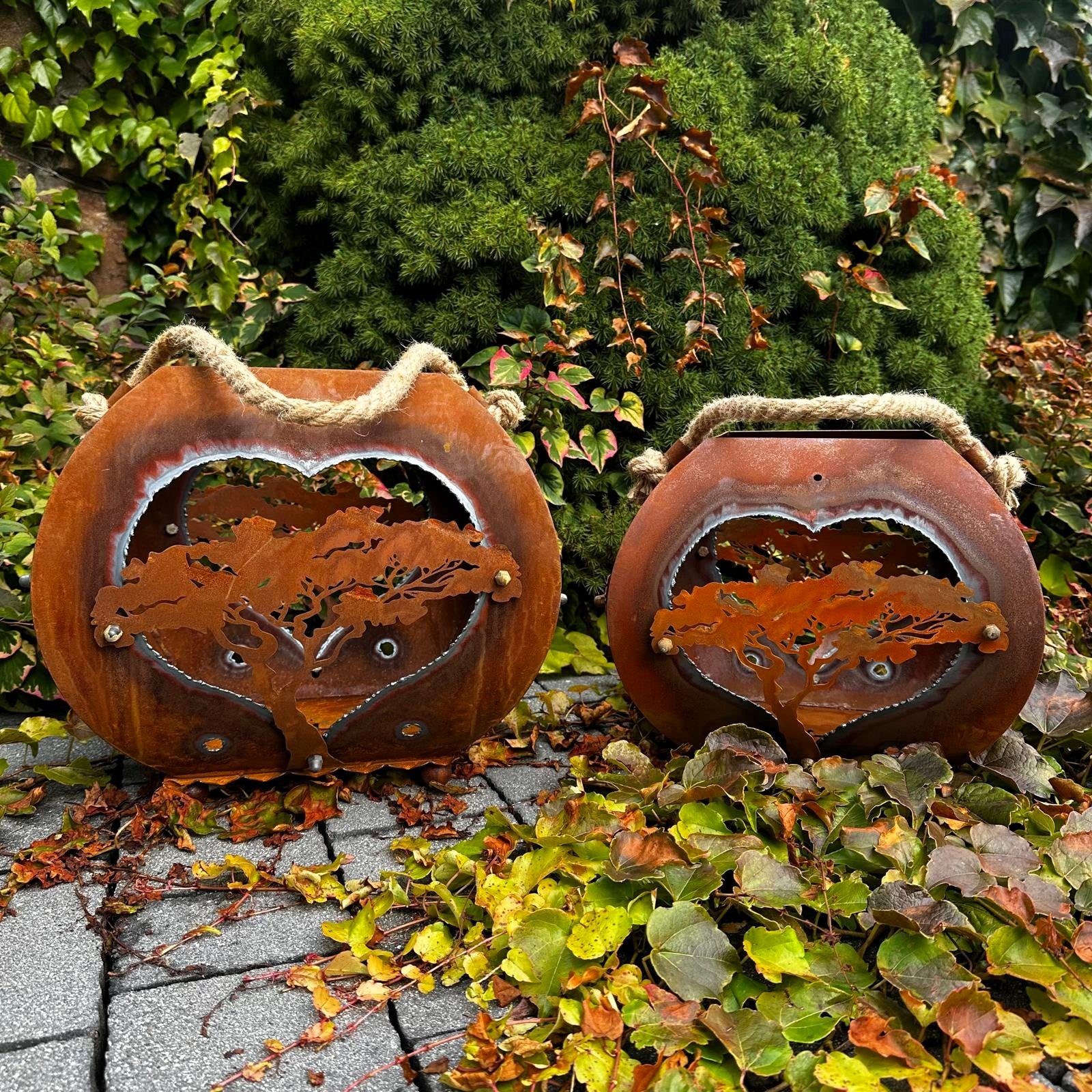 Laterne „Bonsai im Herz”