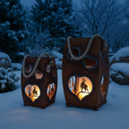 Laterne Herz „Hirsch und Tanne”