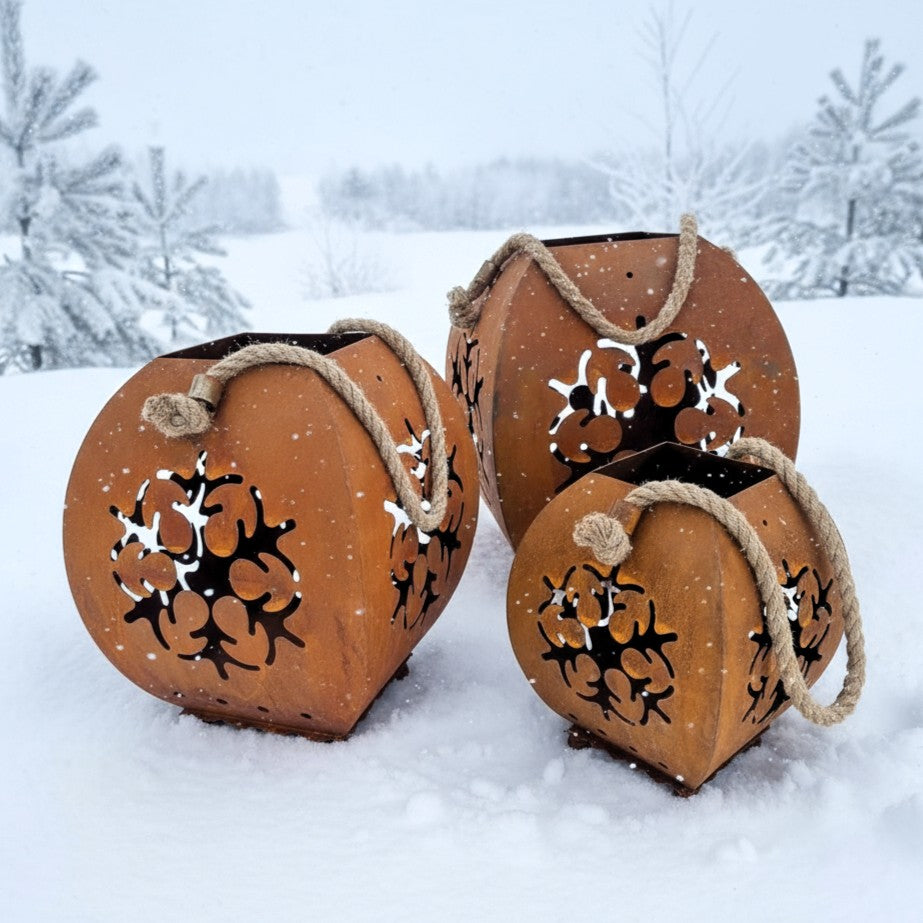 Laterne „Schneeflocke”